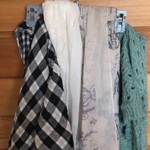 4 scarf lot